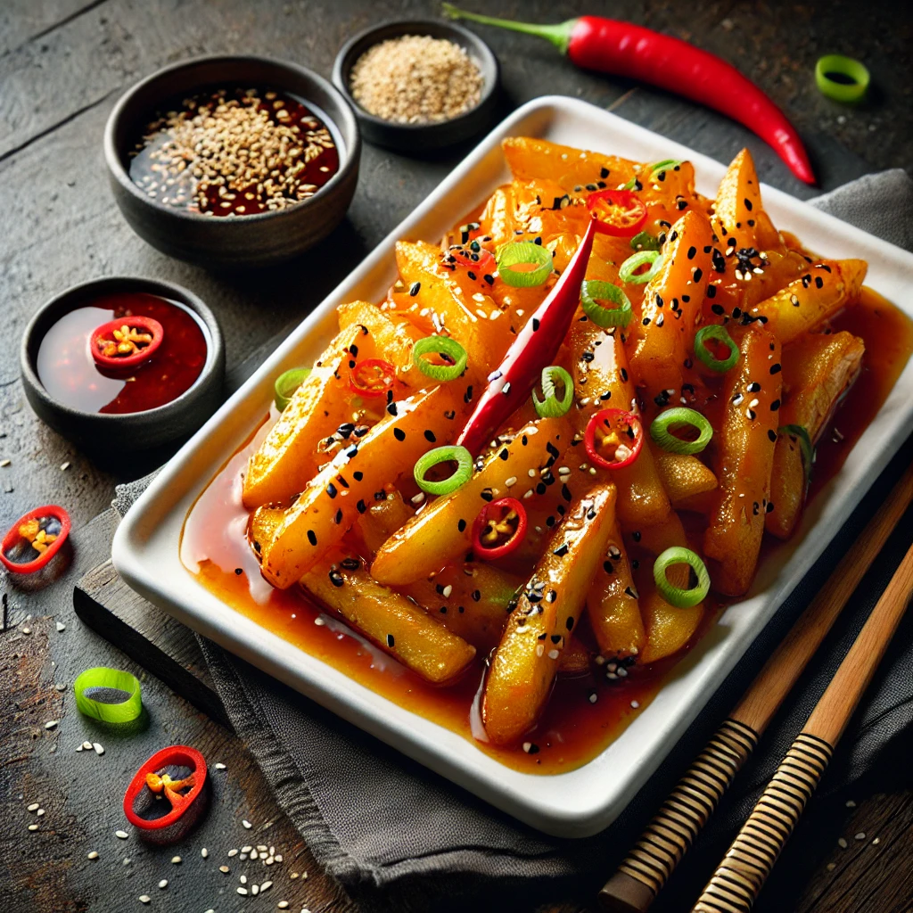 Honey Chilli Potato